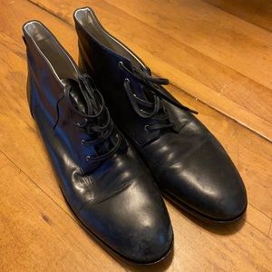 Jill Sander Navy Lace Up Shoe Size 40(9.5)